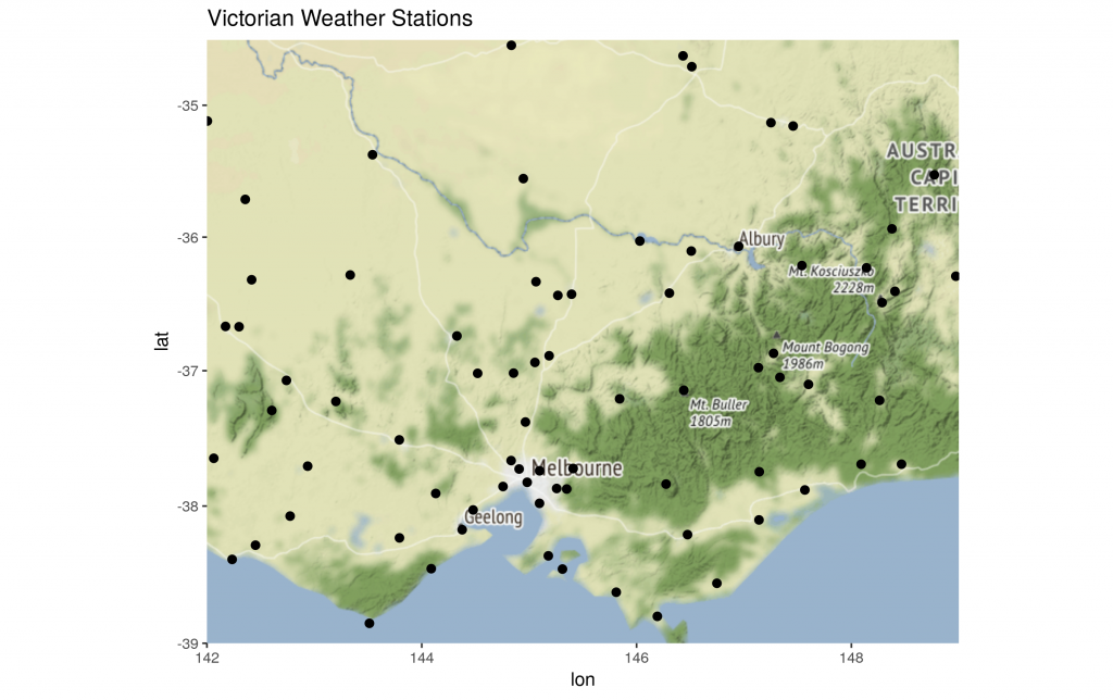 Victorian weather stations